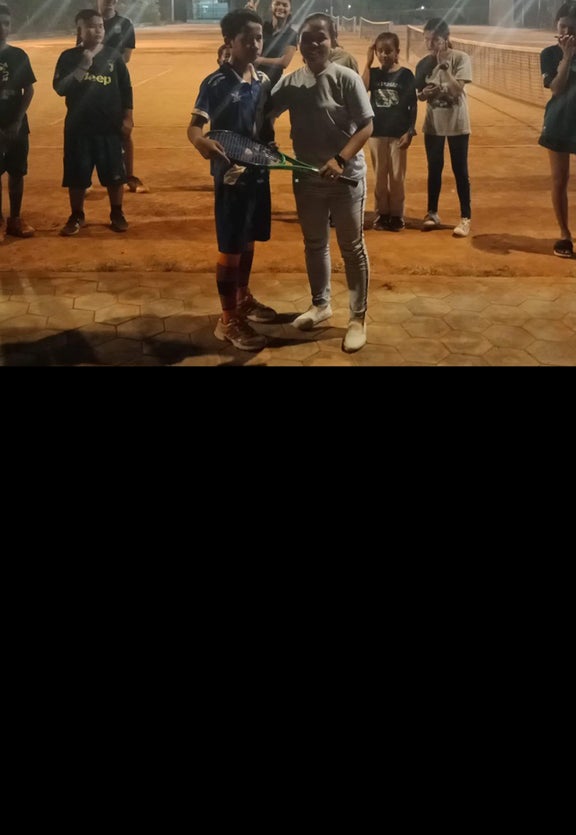 Spreading the love of tennis to kids in Cambodia