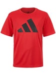 adidas Boy's Core Performance Logo Top Ruby XL