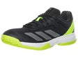 adidas Courtflash K Carbon/Lemon Junior Shoes