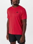 adidas Men's Spring Ess Feel Ready Top Red XXL
