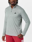 adidas Men's Spring Quarter Zip Grey XXL