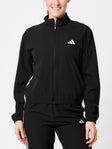 adidas Women's Core 3 Stripe Woven Jacket Black XS