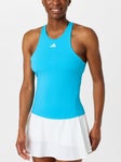 adidas Women's Summer Gameset Tank Cyan L
