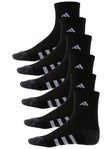 adidas Youth Cushioned Crew 6-Pack Sock Black
