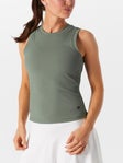 Bjorn Borg Women's Spring Ace Rib Tank Agave XL