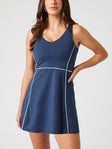 Bjorn Borg Wms Fall Ace V-Neck Dress Blue XL