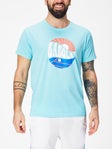 Babolat Men's Exercise Vintage T-Shirt Blue L