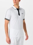 BOSS Men's Summer Serve Colorblock Polo White XL