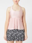 Denise Cronwall Wms Parker Tier Racer Tank Blush L