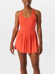 FP Movement Wms Spring Smockin Dress Scarlet XS