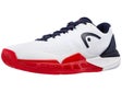 Head Revolt Pro 5.0 White/Navy Men's Shoes