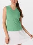 Head Wms Spring Balance V-Neck Tank Green S