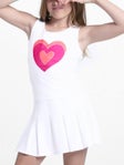 Lucky In Love Girl's Glow Set Tank White L