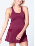 Lucky in Love Wms Team Andrea Tank Maroon M