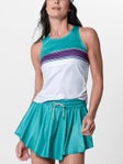 Lucky In Love Women's Chroma Stripe Cinch Tank