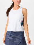 Lucky In Love Wms Legacy Hip Fit Tank White XS