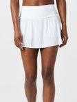 Lucky in Love Wms Riviera Rib Pleat Skirt White L