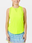 Lucky in Love Wms L-UV Chill Out Tank Neon Yellow XXL