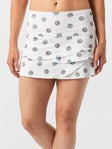 Lucky In Love Wms Paddle Scallop Skirt White S