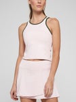 LIJA Women's Don't Stop Me Block Tank Blush XS