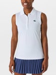 Lacoste Wms Spring Sleeveless Polo White 40 (8)