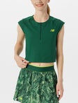 New Balance Wms Spring Tourn Court Top Green XL