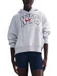 Nike Wms Phoenix Fleece OS Hoodie Birch XL