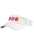 PB&Jelly Pickleball Visor White/Pink