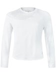 Sofibella Girl's On the Dot Long Sleeve White XS
