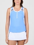 Sofibella Wms Classic Currents Zip Tank Peri XS