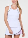 Sofibella Wms Mystic Sunrise Scallop Tank White M
