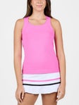 Sofibella Women's Pinkology Icon Racer Tank