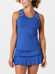 Sofibella Women's Storm Racerback Tank Blue L