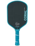Six Zero Coral Elongated Pickleball Paddle