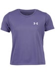 Under Armour Girl's Spring Tech Top Purple XS
