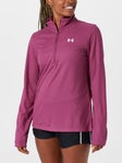 Under Armour Wms Fall Rib 1/2 Zip Fuchsia Dusk XS