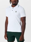 UomoSport Men's Retro IV Polo White XL