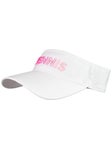 VimHue Women's Pink Ombre Puff Tennis Visor