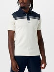 Wilson Men's All Season Stripe Polo Sandrift  XXL