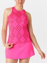 adidas Women's Fall Club Graphic Tank Pink S