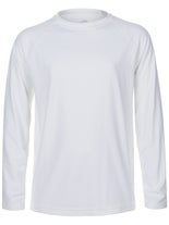 BloqUV Kid's Long Sleeve Top White M (7-8)