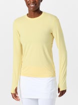 BloqUV Women's 24/7 Long Sleeve Top Lemon L