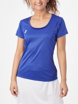 Babolat Wms Play Cap Sleeve Top Sodalite Blue L