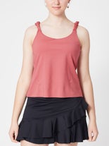 Denise Cronwall Wms Vespa Scrunchie Tank Pink L