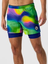 Flow Society Men Neon Gradient Short Print S