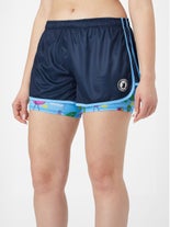 Flow Society Wms Flamingo 2-in-1 Short Blue L