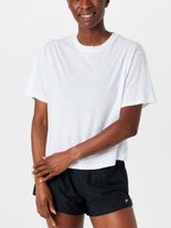 Fabletics Wms Summer Cotton Boxy Tee White L