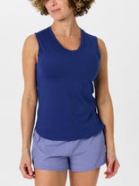 Head Women's Balanced V-Neck Tank Blue XL
