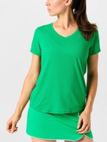 Head Women's Emily Mesh Top Green L