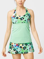 Jerdog Women's Blue Mints Resort Tank Mint 1X
